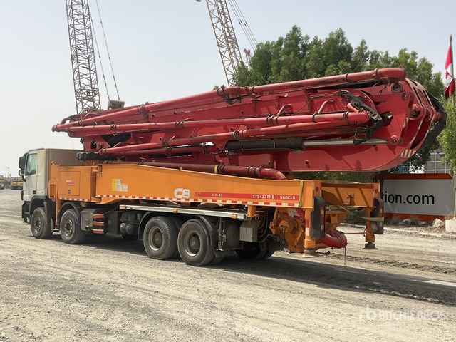 2020 Mercedes-Benz Actros 4143 2020 Sany SYM5449THBE 56 m on 8 ... Concrete Pump Truck - مضخة خرسانة: صورة 3 2020 Mercedes-Benz Actros 4143 2020 Sany SYM5449THBE 56 m on 8 ... Concrete Pump Truck - مضخة خرسانة: صورة 3
