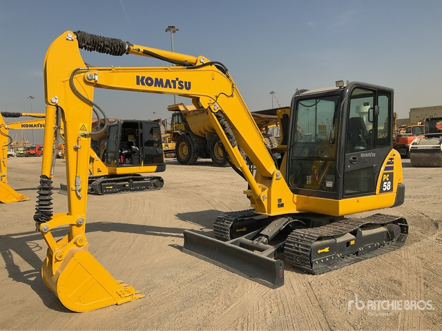 2022 Komatsu PC58-8 Mini Excavator: <6.6t - حفار صغير: صورة 1 2022 Komatsu PC58-8 Mini Excavator: <6.6t - حفار صغير: صورة 1