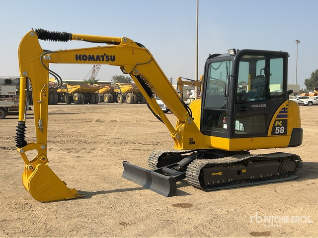 2022 Komatsu PC58-8 Mini Excavator: <6.6t - حفار صغير: صورة 1 2022 Komatsu PC58-8 Mini Excavator: <6.6t - حفار صغير: صورة 1
