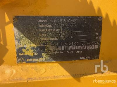 KOMATSU GD825A-2 - ماكينة تسوية: صورة 5 KOMATSU GD825A-2 - ماكينة تسوية: صورة 5