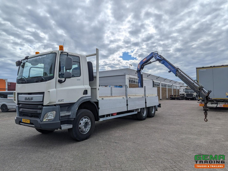 DAF CF 330 FAT 6x4 Dagcab Euro6A - Open laadbak 6.4m + PM 15522 - RadioGrafisch - Handgeschakeld - 08/2025APK - شاحنات مسطحة, شاحنة كرين: صورة 1 DAF CF 330 FAT 6x4 Dagcab Euro6A - Open laadbak 6.4m + PM 15522 - RadioGrafisch - Handgeschakeld - 08/2025APK - شاحنات مسطحة, شاحنة كرين: صورة 1