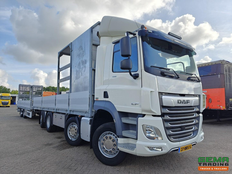 DAF CF 430 FAX 8x2/6 Dagcabine Euro6D - Machine Transporter + 2assige Aanhanger - Hydraulische Rampen - Afneembare 10.000L WaterTank - 20.000km! Origineel - شاحنة نقل سيارات شاحنة: صورة 4 DAF CF 430 FAX 8x2/6 Dagcabine Euro6D - Machine Transporter + 2assige Aanhanger - Hydraulische Rampen - Afneembare 10.000L WaterTank - 20.000km! Origineel - شاحنة نقل سيارات شاحنة: صورة 4