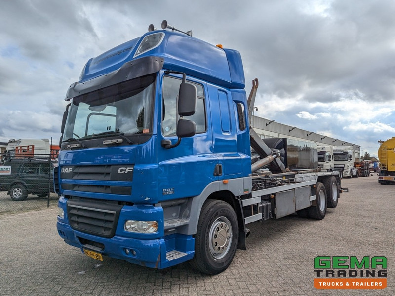 DAF FAS CF85.410 6x2 Euro5 FAS CF85.410 6x2 Spacecab Euro5 - HaakarmSysteem AJK 20T - KlapBumper - Vangmuilkoppeling - Lift-As - شاحنة برافعة خطافية: صورة 1 DAF FAS CF85.410 6x2 Euro5 FAS CF85.410 6x2 Spacecab Euro5 - HaakarmSysteem AJK 20T - KlapBumper - Vangmuilkoppeling - Lift-As - شاحنة برافعة خطافية: صورة 1