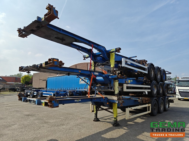 Krone SDC 27 3-assen BPW - DrumBrakes - 4700KG - 2x 20FT 1x 30FT 1x40FT - Package of 3 - NL kentekens - ناقل حاوية/ نصف مقطورة بحاوية: صورة 1 Krone SDC 27 3-assen BPW - DrumBrakes - 4700KG - 2x 20FT 1x 30FT 1x40FT - Package of 3 - NL kentekens - ناقل حاوية/ نصف مقطورة بحاوية: صورة 1