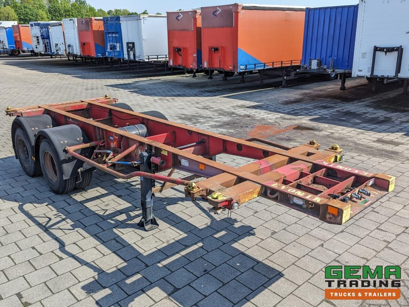 Krone SZC 20FT 2-Assen ROR - STEEL Suspension - DOUBLE tires - DrumBrakes (O1869) - ناقل حاوية/ نصف مقطورة بحاوية: صورة 3 Krone SZC 20FT 2-Assen ROR - STEEL Suspension - DOUBLE tires - DrumBrakes (O1869) - ناقل حاوية/ نصف مقطورة بحاوية: صورة 3
