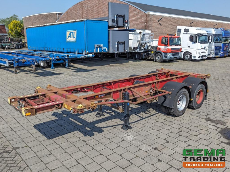 Krone SZC 20FT 2-Assen ROR - STEEL Suspension - DOUBLE tires - DrumBrakes (O1869) - ناقل حاوية/ نصف مقطورة بحاوية: صورة 2 Krone SZC 20FT 2-Assen ROR - STEEL Suspension - DOUBLE tires - DrumBrakes (O1869) - ناقل حاوية/ نصف مقطورة بحاوية: صورة 2