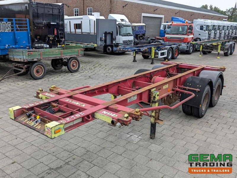 Krone SZC 20FT 2-Assen ROR - STEEL Suspension - DOUBLE tires - DrumBrakes (O1916) - ناقل حاوية/ نصف مقطورة بحاوية: صورة 4 Krone SZC 20FT 2-Assen ROR - STEEL Suspension - DOUBLE tires - DrumBrakes (O1916) - ناقل حاوية/ نصف مقطورة بحاوية: صورة 4