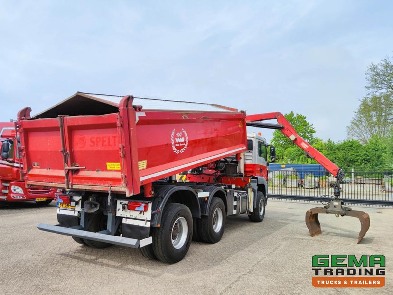 MAN TGS 26.400 6x6 4 Daycab Euro4 - HMF1643Z2 - Hyva 2-Zijdige Kipper 5.4m. - REBUILT ENGINE - TOP! (V584) - شاحنة قلاب, شاحنة كرين: صورة 4 MAN TGS 26.400 6x6 4 Daycab Euro4 - HMF1643Z2 - Hyva 2-Zijdige Kipper 5.4m. - REBUILT ENGINE - TOP! (V584) - شاحنة قلاب, شاحنة كرين: صورة 4