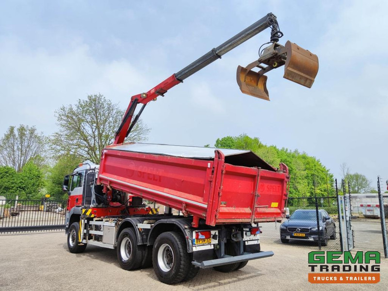 MAN TGS 26.400 6x6 4 Daycab Euro4 - HMF1643Z2 - Hyva 2-Zijdige Kipper 5.4m. - REBUILT ENGINE - TOP! (V584) - شاحنة قلاب, شاحنة كرين: صورة 5 MAN TGS 26.400 6x6 4 Daycab Euro4 - HMF1643Z2 - Hyva 2-Zijdige Kipper 5.4m. - REBUILT ENGINE - TOP! (V584) - شاحنة قلاب, شاحنة كرين: صورة 5