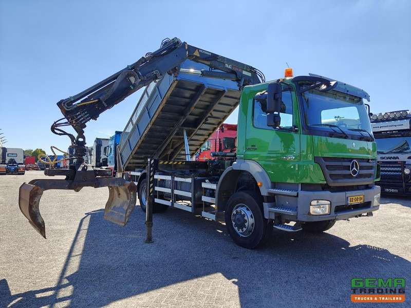 Mercedes-Benz AXOR 1829 AK 4x4 Dagcab Euro5 - Kipper + Terex 105.2 - RadioGrafisch - NaafReductie - شاحنة قلاب, شاحنة كرين: صورة 4 Mercedes-Benz AXOR 1829 AK 4x4 Dagcab Euro5 - Kipper + Terex 105.2 - RadioGrafisch - NaafReductie - شاحنة قلاب, شاحنة كرين: صورة 4