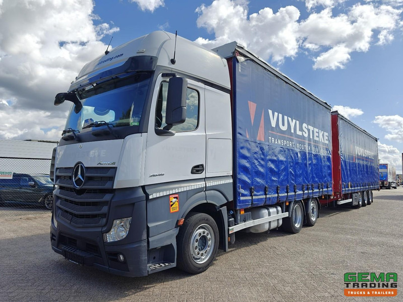Mercedes-Benz Actros 2645 6x2 Gigaspace Euro6 + 3Axle Trailer - 115m³ VolumeCombi - Dubbele Tanks - Moffet Aansluiting - HH Vloer - SMARTTacho V2 - شاحنة صندوقية: صورة 1 Mercedes-Benz Actros 2645 6x2 Gigaspace Euro6 + 3Axle Trailer - 115m³ VolumeCombi - Dubbele Tanks - Moffet Aansluiting - HH Vloer - SMARTTacho V2 - شاحنة صندوقية: صورة 1