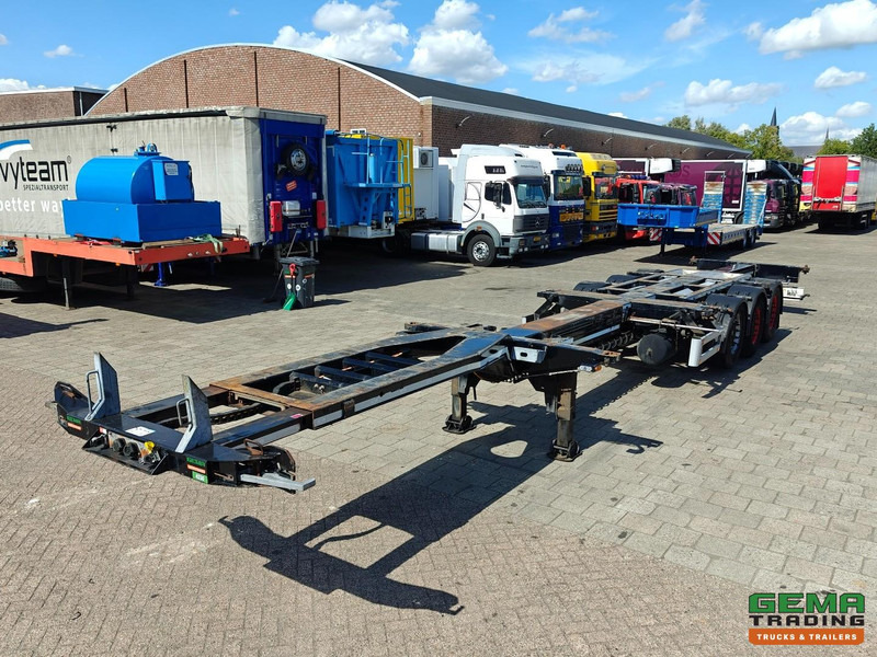 Pacton ET3 3-Assen Valx - MULTI - Schijfremmen - LiftAs - 3x Uitschuifbaar - ADR lekbak - ناقل حاوية/ نصف مقطورة بحاوية: صورة 1 Pacton ET3 3-Assen Valx - MULTI - Schijfremmen - LiftAs - 3x Uitschuifbaar - ADR lekbak - ناقل حاوية/ نصف مقطورة بحاوية: صورة 1