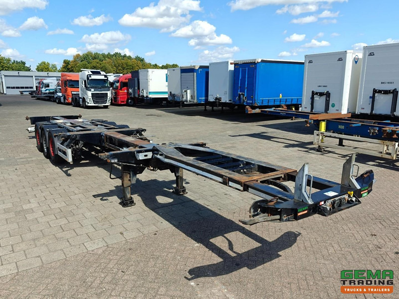 Pacton ET3 3-Assen Valx - MULTI - Schijfremmen - LiftAs - 3x Uitschuifbaar - ADR lekbak - ناقل حاوية/ نصف مقطورة بحاوية: صورة 3 Pacton ET3 3-Assen Valx - MULTI - Schijfremmen - LiftAs - 3x Uitschuifbaar - ADR lekbak - ناقل حاوية/ نصف مقطورة بحاوية: صورة 3