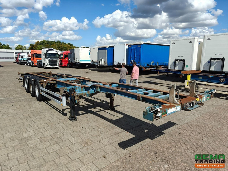 Pacton T3-007 3-Assen SAF - Trommelremmen - Lift As - Vast - Alle Aansluitingen - 4700KG - ناقل حاوية/ نصف مقطورة بحاوية: صورة 4 Pacton T3-007 3-Assen SAF - Trommelremmen - Lift As - Vast - Alle Aansluitingen - 4700KG - ناقل حاوية/ نصف مقطورة بحاوية: صورة 4