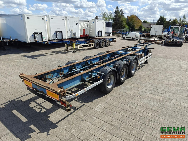 Pacton T3-007 3-Assen SAF - Trommelremmen - Lift As - Vast - Alle Aansluitingen - 4700KG - ناقل حاوية/ نصف مقطورة بحاوية: صورة 1 Pacton T3-007 3-Assen SAF - Trommelremmen - Lift As - Vast - Alle Aansluitingen - 4700KG - ناقل حاوية/ نصف مقطورة بحاوية: صورة 1