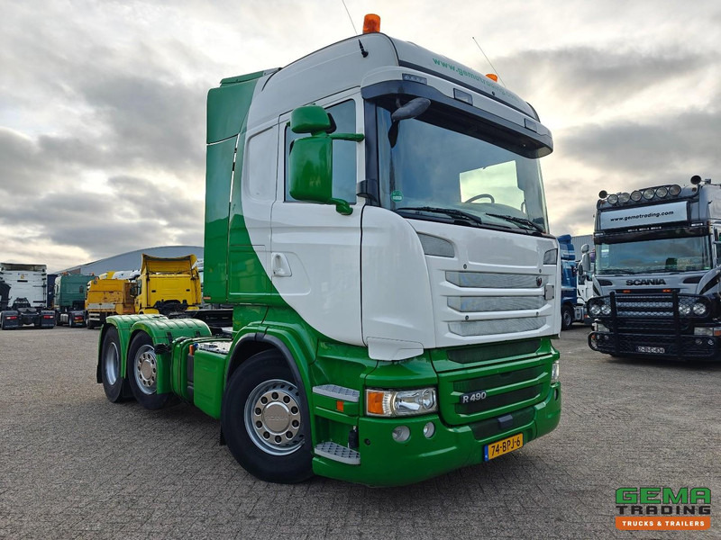 Scania R490 6x2/4 Highline Euro6A - Retarder - NaafReductie - Dubbele Tanks - StandAirco - SMARTTacho v2 - رأس تريلا: صورة 2 Scania R490 6x2/4 Highline Euro6A - Retarder - NaafReductie - Dubbele Tanks - StandAirco - SMARTTacho v2 - رأس تريلا: صورة 2