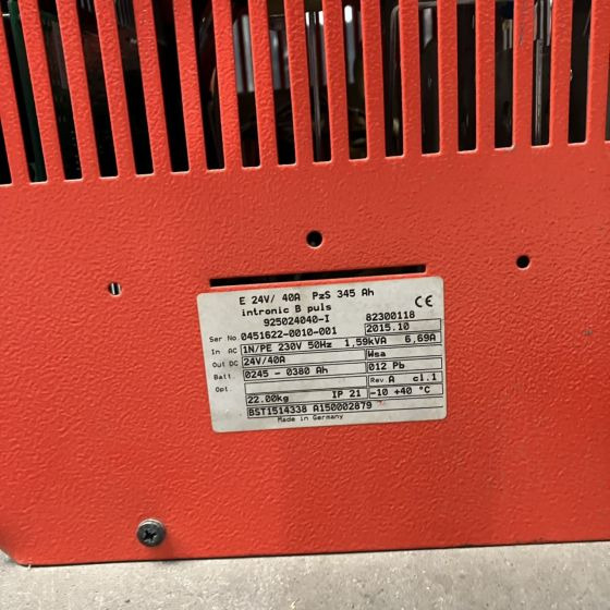 النظام الكهربائي - معدات المناولة Hawker 24V/40A: صورة 6