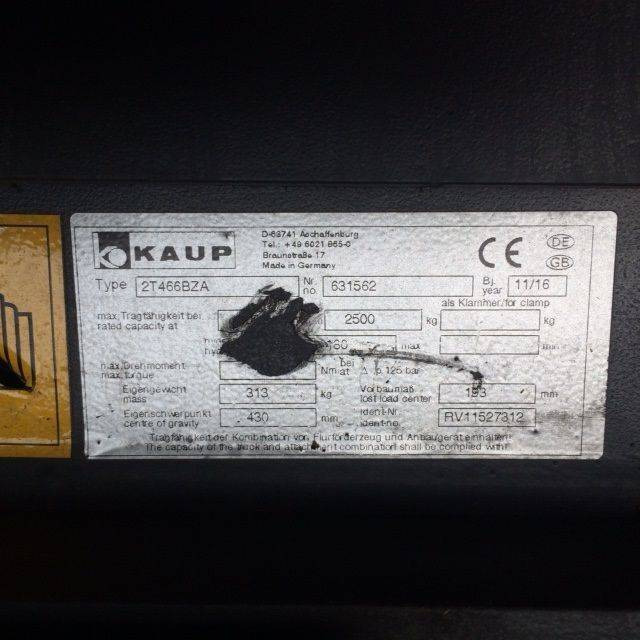 Kaup Fork positioner with sideshift - ملحق: صورة 3 Kaup Fork positioner with sideshift - ملحق: صورة 3