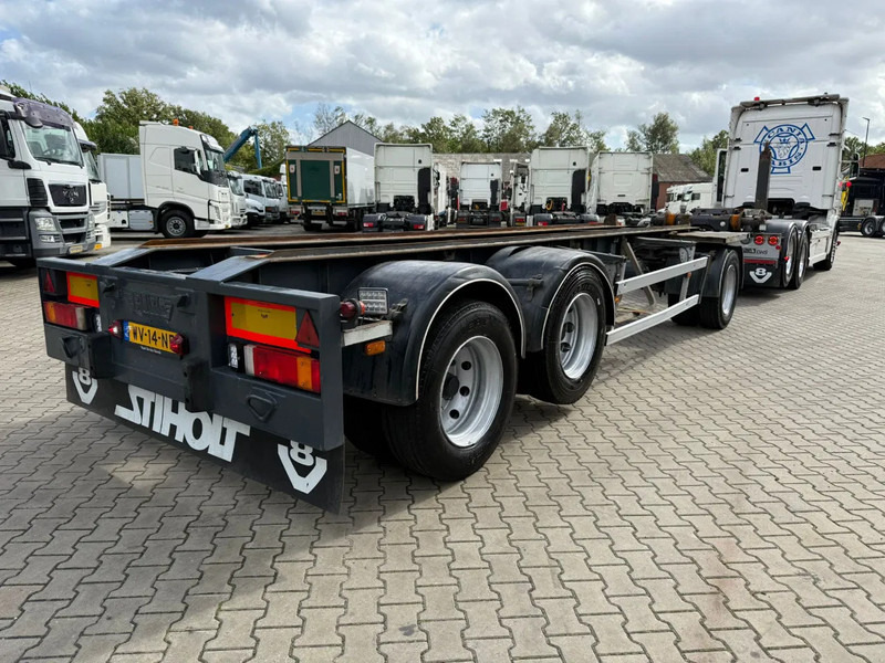 Burg 3AS Containeraanhangwagen, €3900, APK tot 28-01-2026 - ناقل حاوية/ مقطورة بحاوية: صورة 2 Burg 3AS Containeraanhangwagen, €3900, APK tot 28-01-2026 - ناقل حاوية/ مقطورة بحاوية: صورة 2