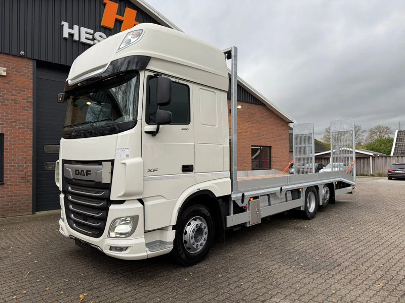 DAF XF 480 6X2 SSC FAR Oprijwagen Machinery transport Laadbak nieuw EURO 6 - شاحنة نقل سيارات شاحنة: صورة 1 DAF XF 480 6X2 SSC FAR Oprijwagen Machinery transport Laadbak nieuw EURO 6 - شاحنة نقل سيارات شاحنة: صورة 1