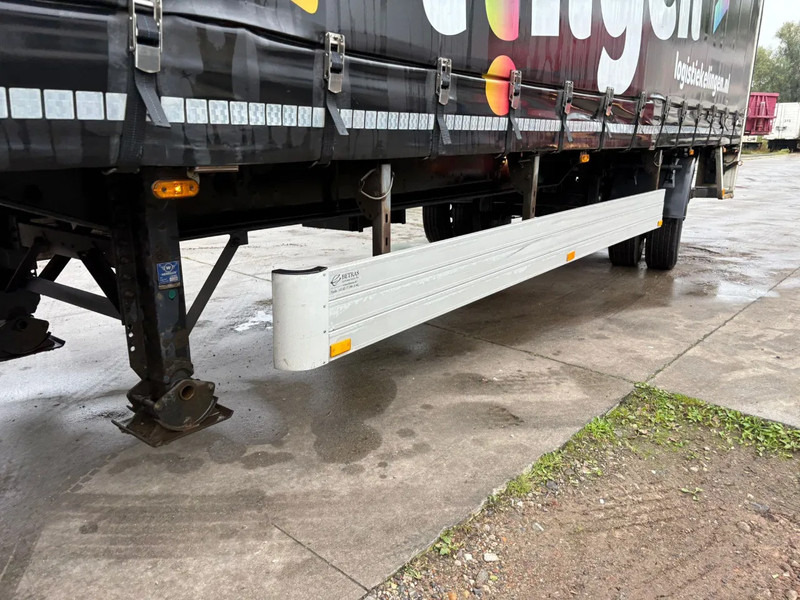 نصف مقطورة بستائر جانبية Groenewegen 11M City-trailer Stuuras Dhollandia Laadklep 2000KG APK/TUV 08-04-2026: صورة 14