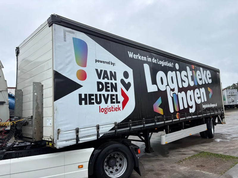 Groenewegen 11M City-trailer Stuuras Dhollandia Laadklep 2000KG APK/TUV 08-04-2026 - نصف مقطورة بستائر جانبية: صورة 1 Groenewegen 11M City-trailer Stuuras Dhollandia Laadklep 2000KG APK/TUV 08-04-2026 - نصف مقطورة بستائر جانبية: صورة 1