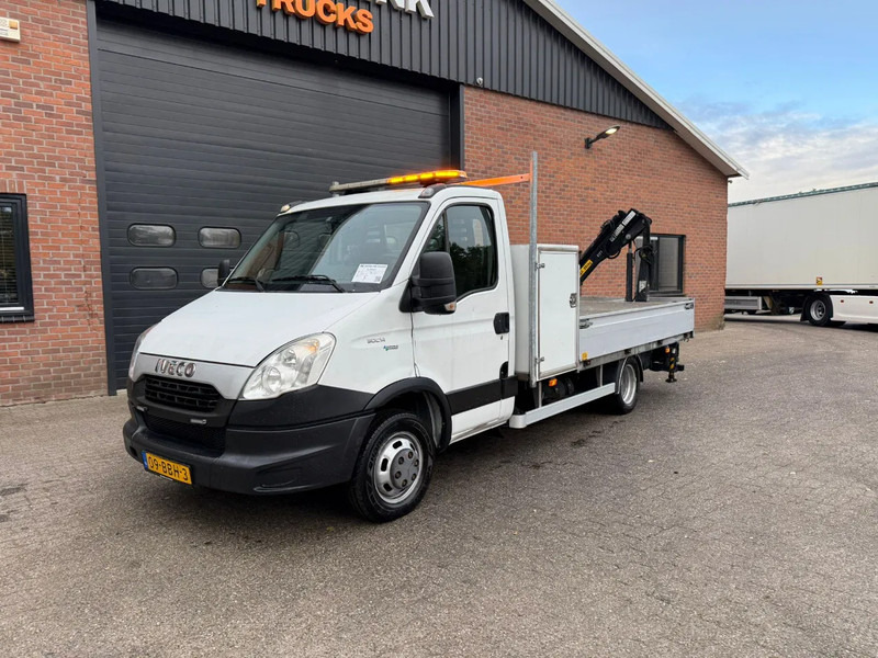 Iveco 50c14 Erdgas/CNG Hiab kran/crane Pritsche - شاحنة توصيل مفتوحة: صورة 1 Iveco 50c14 Erdgas/CNG Hiab kran/crane Pritsche - شاحنة توصيل مفتوحة: صورة 1