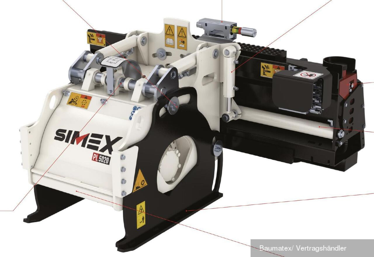 Simex 35cm Fräse f. Lader f. Radlader + Baggerlader!! - ماكينة الكشط على البارد: صورة 5 Simex 35cm Fräse f. Lader f. Radlader + Baggerlader!! - ماكينة الكشط على البارد: صورة 5
