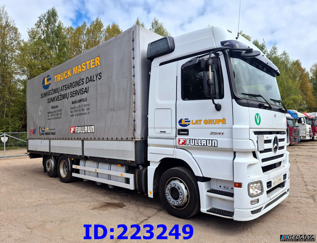 MERCEDES-BENZ Actros 2541 6x2 Retarder Euro5 - شاحنة ذات ستائر جانبية: صورة 4 MERCEDES-BENZ Actros 2541 6x2 Retarder Euro5 - شاحنة ذات ستائر جانبية: صورة 4