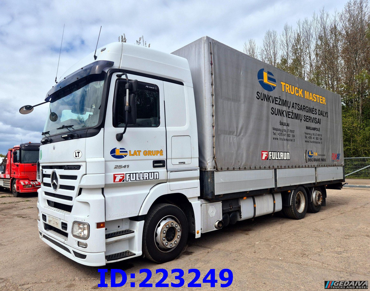 MERCEDES-BENZ Actros 2541 6x2 Retarder Euro5 - شاحنة ذات ستائر جانبية: صورة 1 MERCEDES-BENZ Actros 2541 6x2 Retarder Euro5 - شاحنة ذات ستائر جانبية: صورة 1