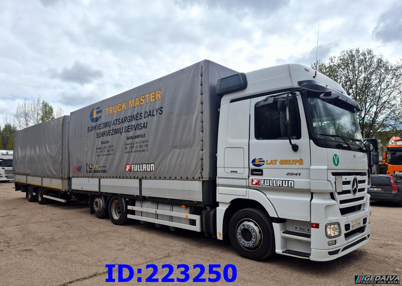 MERCEDES-BENZ Actros 2541 6x2 Retarder + Wielton trailer - شاحنة ذات ستائر جانبية: صورة 4 MERCEDES-BENZ Actros 2541 6x2 Retarder + Wielton trailer - شاحنة ذات ستائر جانبية: صورة 4