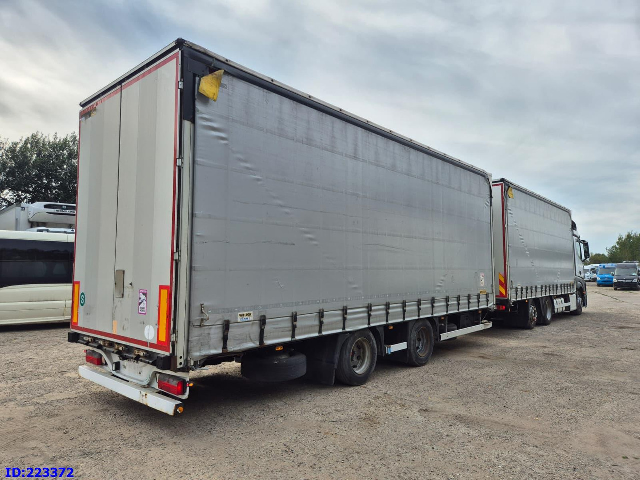 MERCEDES-BENZ Actros 2542 6x2 Euro6 + Wielton trailer - شاحنة ذات ستائر جانبية: صورة 5 MERCEDES-BENZ Actros 2542 6x2 Euro6 + Wielton trailer - شاحنة ذات ستائر جانبية: صورة 5