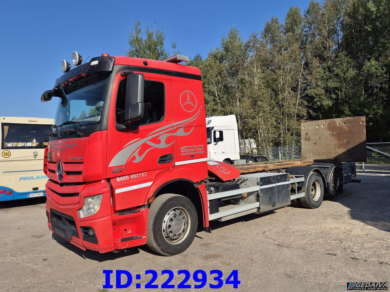MERCEDES-BENZ Actros 2545 6x2 Euro5 - شاحنة بهيكل معدني للمقصورة: صورة 1 MERCEDES-BENZ Actros 2545 6x2 Euro5 - شاحنة بهيكل معدني للمقصورة: صورة 1