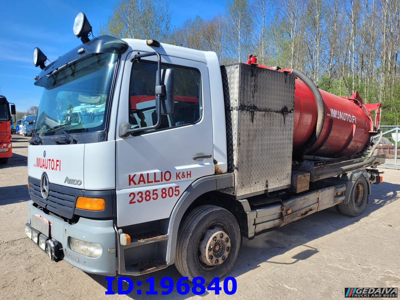 MERCEDES-BENZ Atego 1223 Manual + 7.3m3 - شاحنة صهريج: صورة 1 MERCEDES-BENZ Atego 1223 Manual + 7.3m3 - شاحنة صهريج: صورة 1