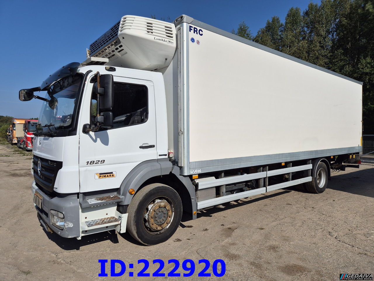 MERCEDES-BENZ Axor 1829 Manual + Tail lift - شاحنة ذات مبرد: صورة 1 MERCEDES-BENZ Axor 1829 Manual + Tail lift - شاحنة ذات مبرد: صورة 1