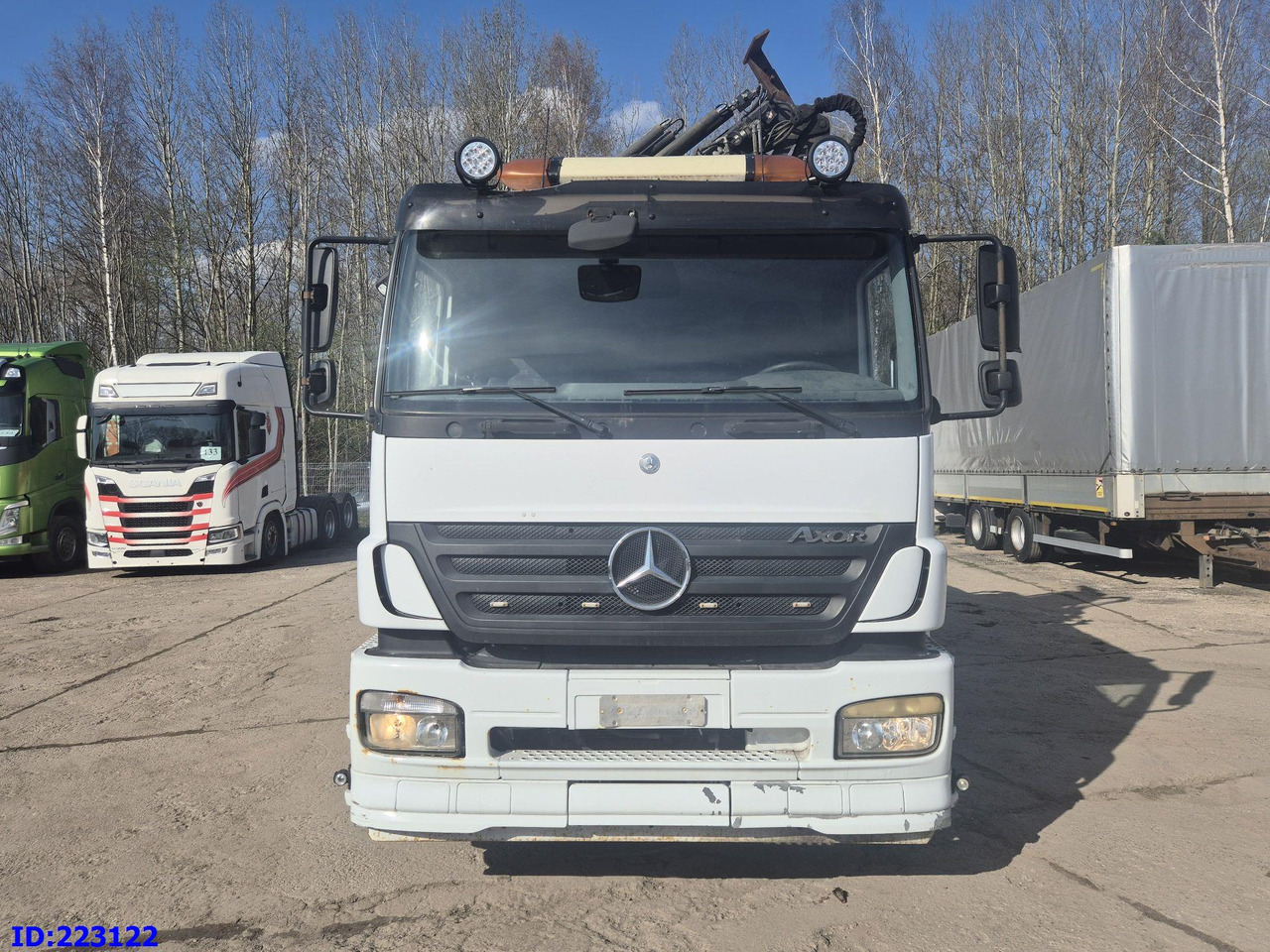 MERCEDES-BENZ Axor 2533 6x2 + Atlas 332.3E Crane - شاحنة قلاب: صورة 2 MERCEDES-BENZ Axor 2533 6x2 + Atlas 332.3E Crane - شاحنة قلاب: صورة 2