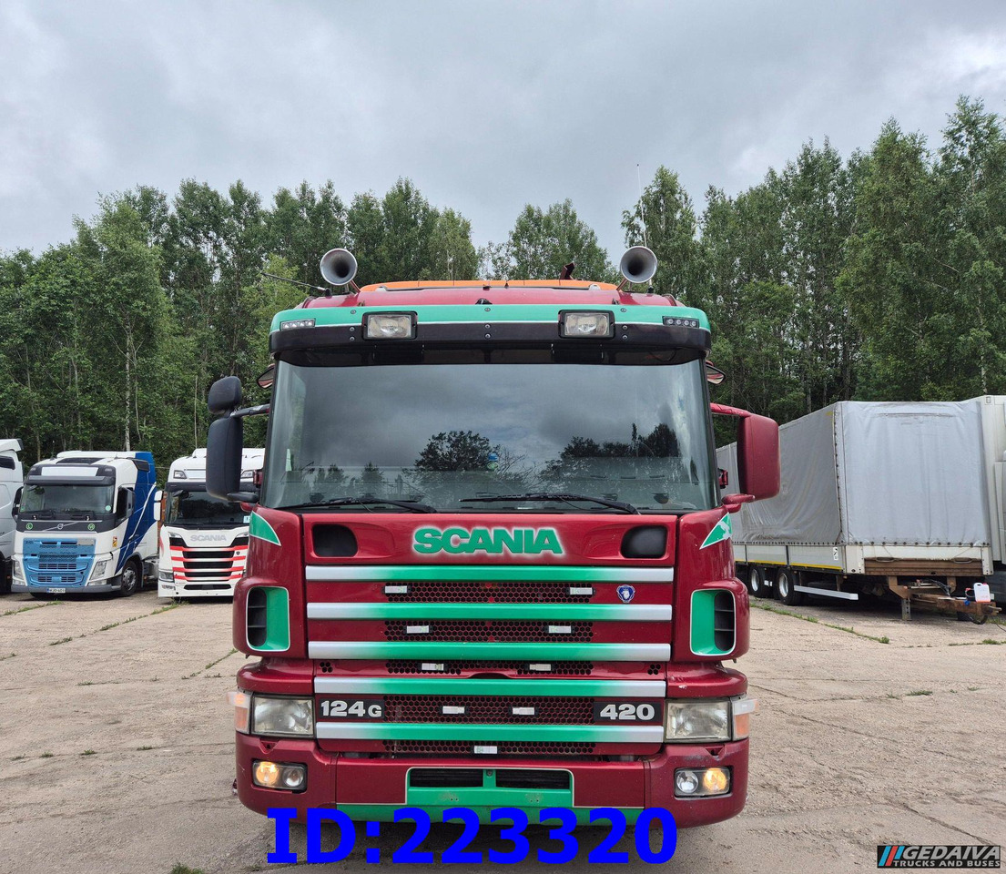 SCANIA P124 8X4 + Crane Effer 48N/4S with radio control - شاحنات مسطحة: صورة 2 SCANIA P124 8X4 + Crane Effer 48N/4S with radio control - شاحنات مسطحة: صورة 2