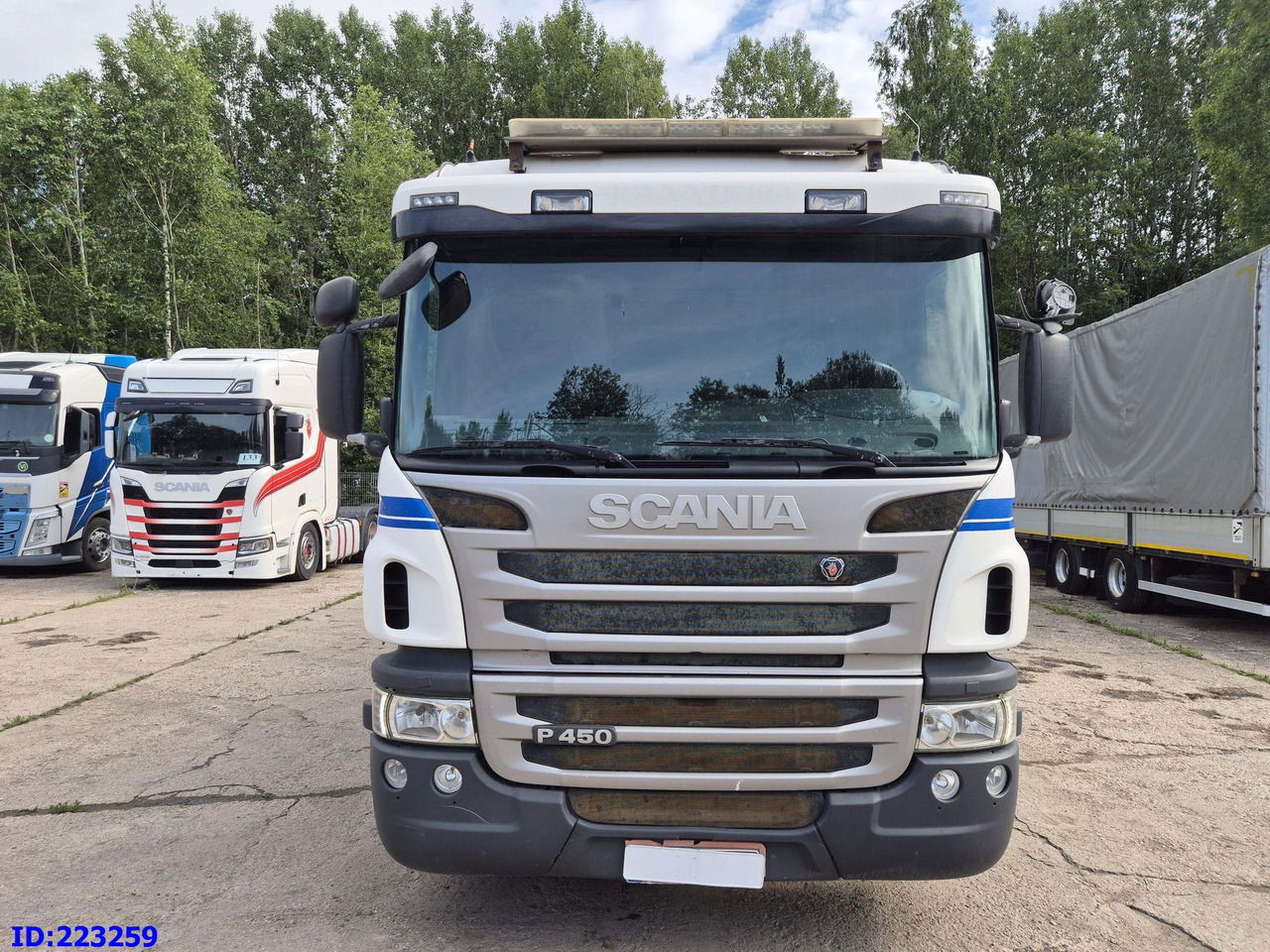 SCANIA P450 6x2 Steering axle Euro6 + PM 13.5SP - شاحنات مسطحة: صورة 2 SCANIA P450 6x2 Steering axle Euro6 + PM 13.5SP - شاحنات مسطحة: صورة 2