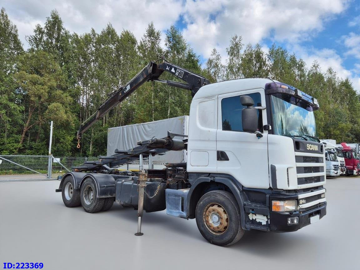 SCANIA R124 420 + Crane HIAB 140AW - شاحنة قلاب: صورة 4 SCANIA R124 420 + Crane HIAB 140AW - شاحنة قلاب: صورة 4