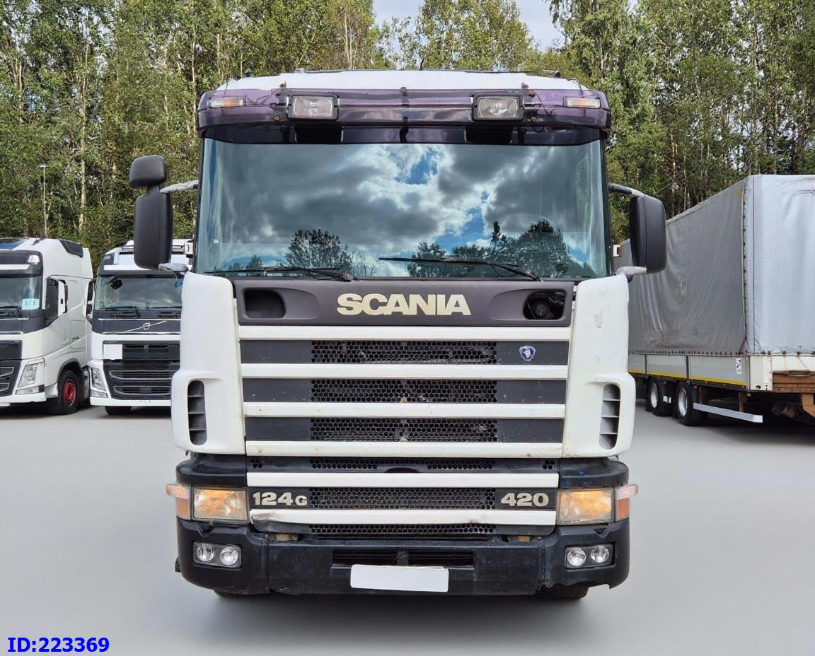 SCANIA R124 420 + Crane HIAB 140AW - شاحنة قلاب: صورة 2 SCANIA R124 420 + Crane HIAB 140AW - شاحنة قلاب: صورة 2