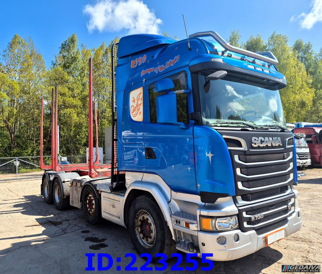 SCANIA R730 - 8x4 - Full Steel - شاحنة قطع الأشجار: صورة 4 SCANIA R730 - 8x4 - Full Steel - شاحنة قطع الأشجار: صورة 4