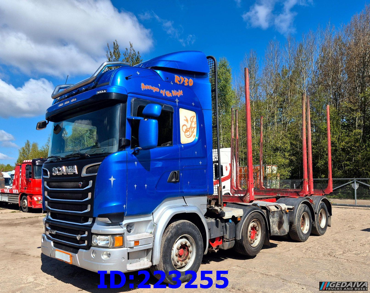 SCANIA R730 - 8x4 - Full Steel - شاحنة قطع الأشجار: صورة 1 SCANIA R730 - 8x4 - Full Steel - شاحنة قطع الأشجار: صورة 1