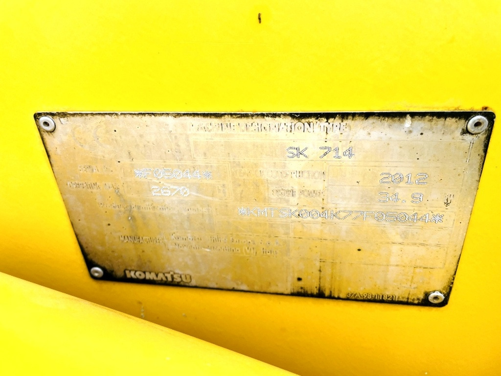 Komatsu SK714-5 (3948) - شيول صغير: صورة 3 Komatsu SK714-5 (3948) - شيول صغير: صورة 3