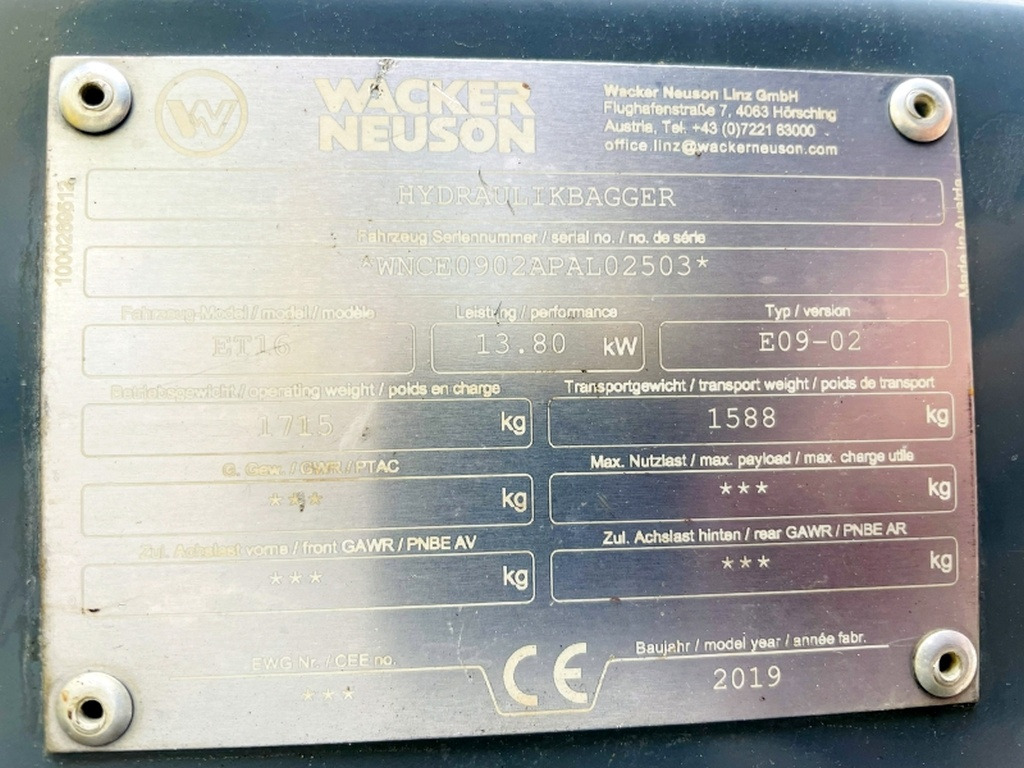 Neuson ET16 (4032) - حفار صغير: صورة 3 Neuson ET16 (4032) - حفار صغير: صورة 3