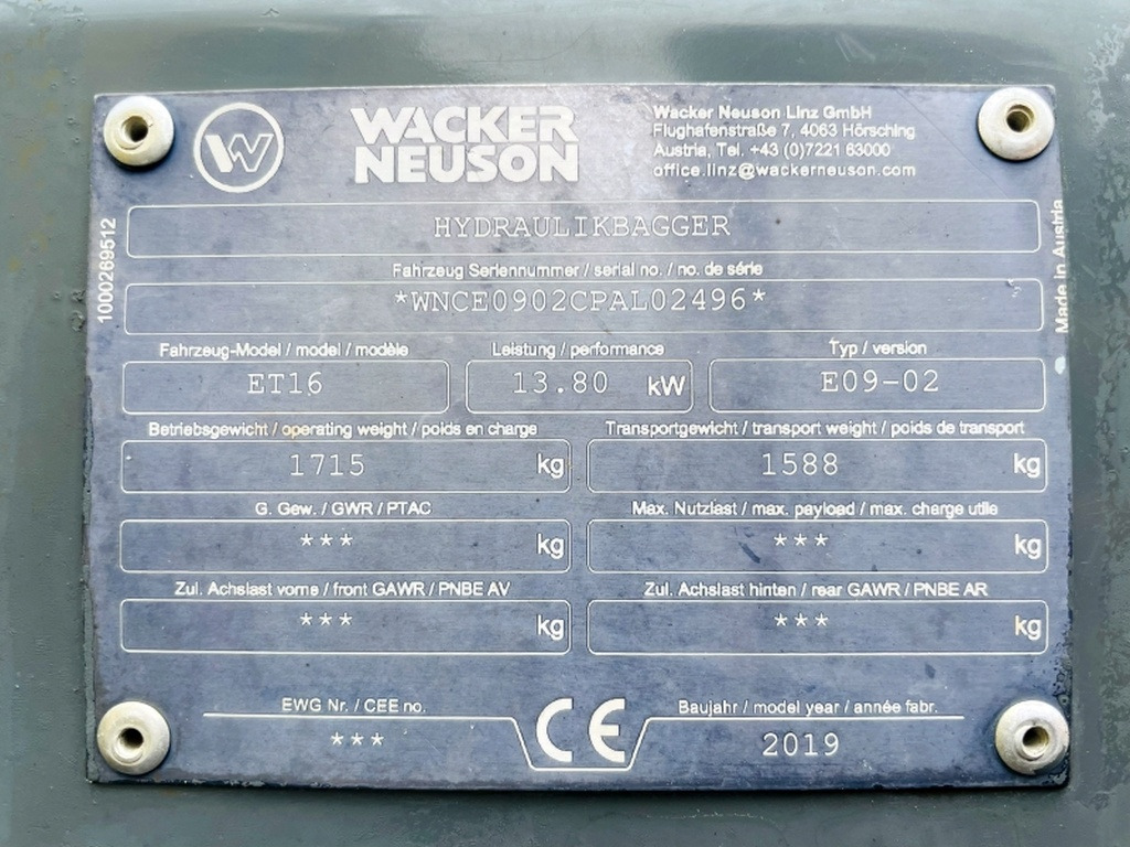 Neuson ET16 (4033) - حفار صغير: صورة 3 Neuson ET16 (4033) - حفار صغير: صورة 3