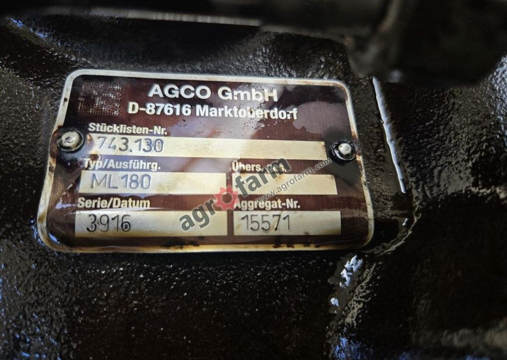 Skrzynia biegów Vario ML180, Massey Ferguson 6614 - صندوق التروس: صورة 3 Skrzynia biegów Vario ML180, Massey Ferguson 6614 - صندوق التروس: صورة 3