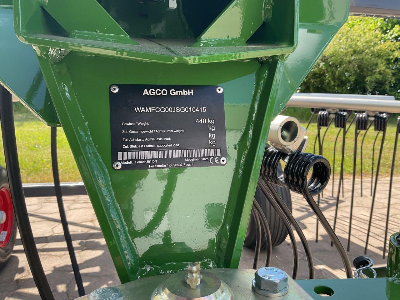Fendt Former 391 DN - نشارة الدريس/ شوكة جرف: صورة 4 Fendt Former 391 DN - نشارة الدريس/ شوكة جرف: صورة 4