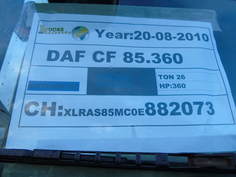 DAF CF 85.360 + DHOLLANDIA LOADLIFT - شاحنة صندوقية: صورة 4 DAF CF 85.360 + DHOLLANDIA LOADLIFT - شاحنة صندوقية: صورة 4