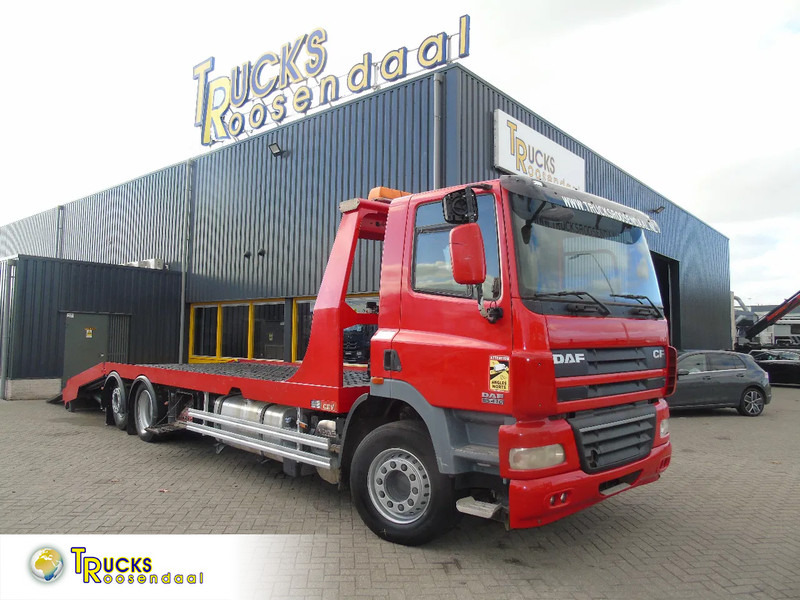 DAF CF 85.410 + EURO 5 + HYDRO RAMPS + 6X2 + RETARDER - شاحنة نقل سيارات شاحنة: صورة 1 DAF CF 85.410 + EURO 5 + HYDRO RAMPS + 6X2 + RETARDER - شاحنة نقل سيارات شاحنة: صورة 1