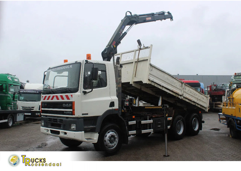DAF Kipper 6x4 + SPRING + EURO 1 + no CRANE + Manuel + BE apk 09-2024 - شاحنة قلاب: صورة 1 DAF Kipper 6x4 + SPRING + EURO 1 + no CRANE + Manuel + BE apk 09-2024 - شاحنة قلاب: صورة 1